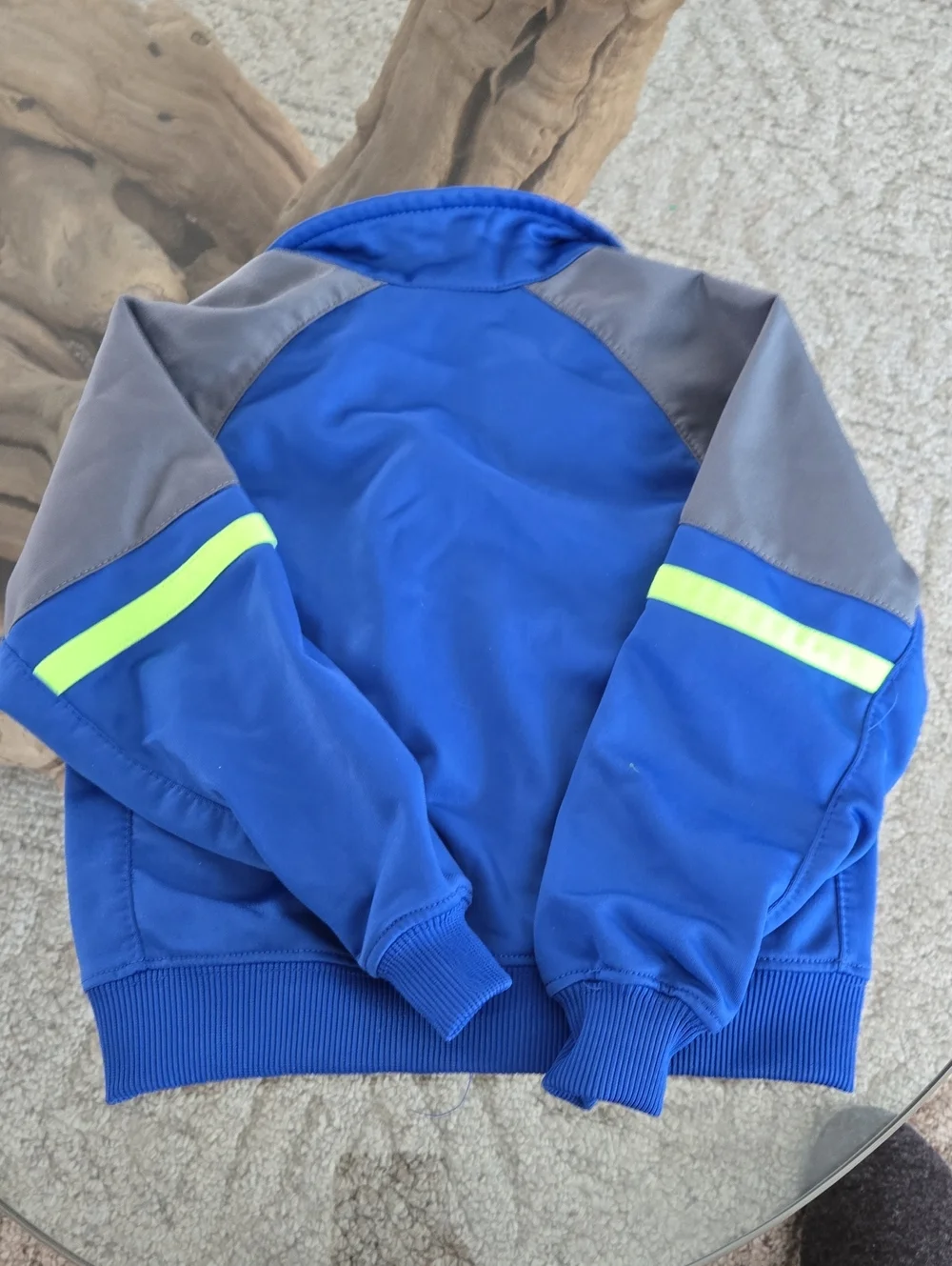 Nike Kids 2T - Royal Blue Jacket with Neon Green Logo